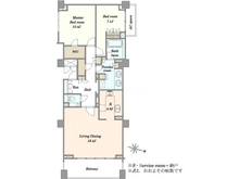 【東京都/港区赤坂】パークハウス赤坂新坂 間取り図