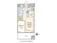 【東京都/中央区湊】シティタワー銀座東 間取り図