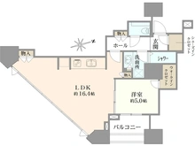 【東京都/中央区晴海】DEUX　TOURS （ドゥトゥール）EAST棟 間取り図