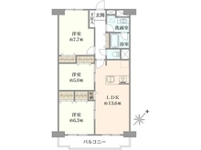【千葉県/市川市塩焼】行徳ニューハイツ 2号棟 間取り図