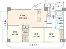 【千葉県/市川市田尻】サーパス南市川 間取り図