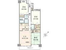 【千葉県/市川市末広】グランヒルズ行徳イースト 間取り図