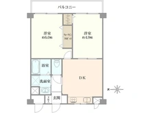 【東京都/葛飾区新宿】ライオンズマンション亀有 間取り図