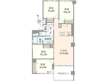 【千葉県/船橋市本中山】ドルミ中山 間取り図