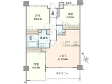 【千葉県/市川市二俣】アーバンビュー下総中山 間取り図