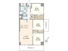 【東京都/足立区中央本町】五反野スカイハイツ 間取り図