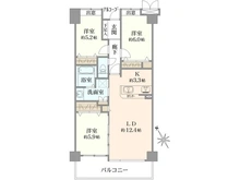 【千葉県/市川市東大和田】サーパス本八幡第2 間取り図