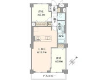 【千葉県/市川市日之出】ソフトタウン行徳 C棟 間取り図