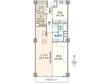 【千葉県/市川市高谷】ルネ南市川 間取り図