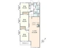 【千葉県/市川市入船】ライオンズマンション市川行徳 間取り図