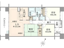 【千葉県/市川市市川南】パークホームズ市川ステーションフロント 間取り図