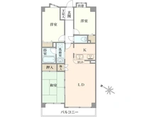 【千葉県/市川市末広】レクセルマンション行徳第2 間取り図