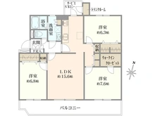 【千葉県/浦安市富岡】京成サンコーポ浦安 9号棟 間取り図
