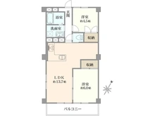 【千葉県/市川市行徳駅前】マンションニュー行徳第4 間取り図