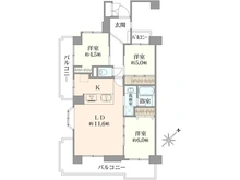 【千葉県/市川市南八幡】京成サンコーポ市川 間取り図