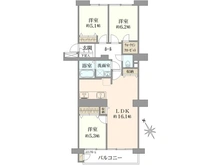 【千葉県/船橋市本中山】西船橋ハイム 3号棟 間取り図