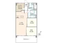 【千葉県/市川市湊新田】グリーンハイツ行徳 間取り図