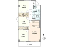 【千葉県/市川市市川南】市川ガーデニア 間取り図