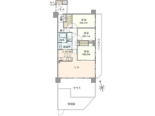 【千葉県/市川市田尻】クレストフォルム市川南アクアビュー 間取り図