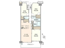 【千葉県/船橋市二子町】メイツ船橋ウェストハウス 間取り図