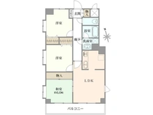 【千葉県/市川市二俣】ライオンズマンション西船橋第3 間取り図