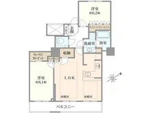 【千葉県/市川市市川南】ザ・タワーズ・ウエスト 間取り図