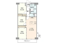 【千葉県/船橋市本郷町】ルネ西船橋 1号棟 間取り図