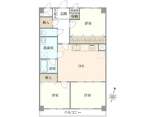 【千葉県/市川市欠真間】グリーンヒル市川 間取り図