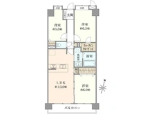 【千葉県/市川市相之川】コスモ南行徳ガーデンフォルム 間取り図