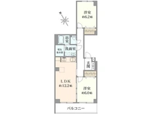 【千葉県/市川市行徳駅前】行徳ビューハイツ  間取り図