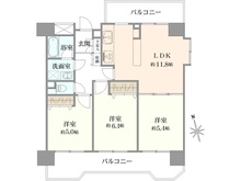 【千葉県/船橋市海神町】メゾン海神 間取り図