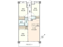 【千葉県/市川市本塩】ライオンズガーデン行徳 間取り図