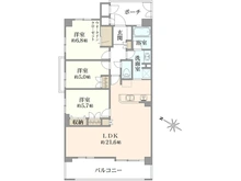 【千葉県/船橋市習志野台】ペルル習志野台ハウスII 間取り図