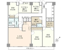 【千葉県/千葉市稲毛区小仲台】イトーピア稲毛マンション 間取り図