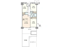 【千葉県/市川市平田】ライオンズガーデンシティ本八幡 間取り図