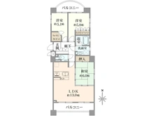 【東京都/葛飾区四つ木】ディークラディア葛飾親水公園 間取り図
