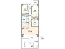 【千葉県/市川市南行徳】シティテラス南行徳テラス B 間取り図