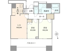 【東京都/港区芝】クレストプライムタワー芝 間取り図