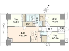 【東京都/江戸川区西小岩】オープンレジデンシア小岩ステーションフロント 間取り図