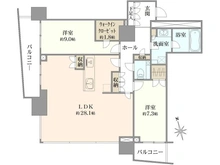 【東京都/港区芝】クレストプライムタワー芝 間取り図