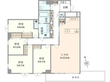 【東京都/世田谷区若林】イースタンホームズ若林 間取り図