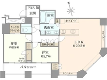 【東京都/港区芝浦】芝浦アイランドケープタワー 間取り図