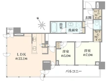 【東京都/港区芝浦】グローバルフロントタワー　GLOBALFRONTTOWER 間取り図