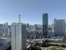 【東京都/港区海岸】ブリリアタワー浜離宮 眺望：スカイテラスから