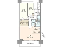 【東京都/中央区晴海】晴海フラッグ SUN　VILLAGE　A棟  間取り図