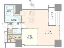 【東京都/港区海岸】ローレルタワールネ浜松町 間取り図