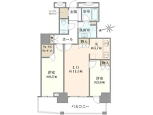 【東京都/港区芝】クレストプライムタワー芝 間取り図
