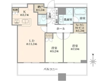 【東京都/港区芝】クレストプライムタワー芝 間取り図