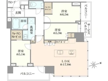 【東京都/港区芝浦】プラウドタワー芝浦 間取り図