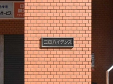 【東京都/港区芝】三田ハイデンス マンション表札